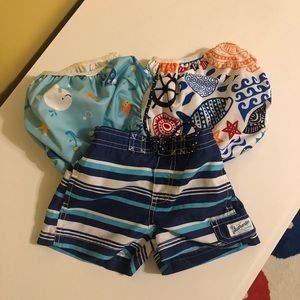 Baby’s swim diaper and swim trunk 12mo-24mo